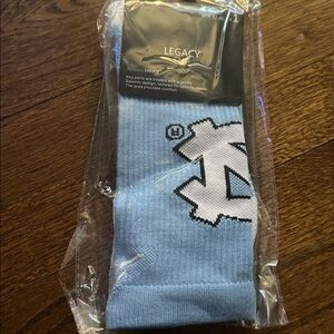 Jordan Legacy Crew Basketball Sock Light Blue NC - NEW - Men’s LARGE